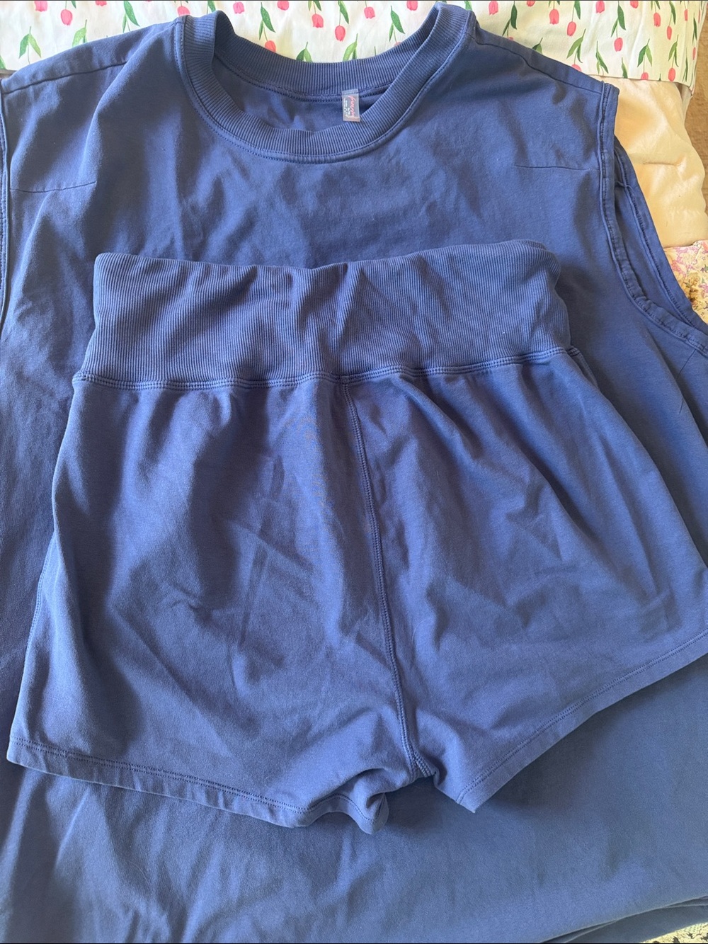 FP Movement by Free People Blue Sleeveless Muscle Tank - Picture 7 of 7